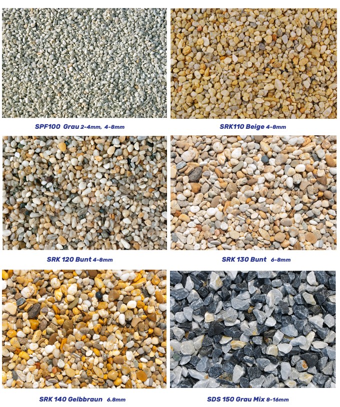 Dekorative Steinteppiche 3