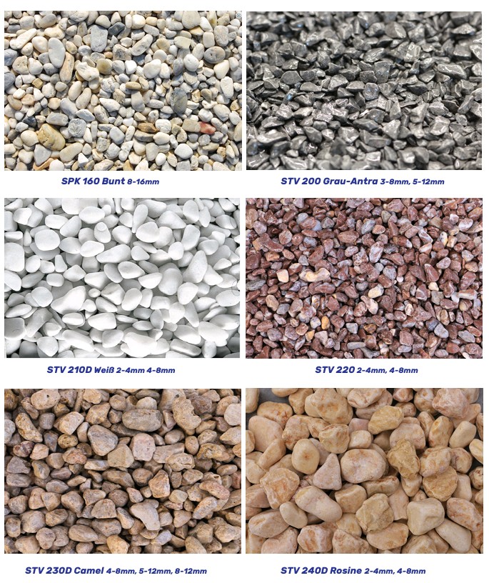 Dekorative Steinteppiche Rock